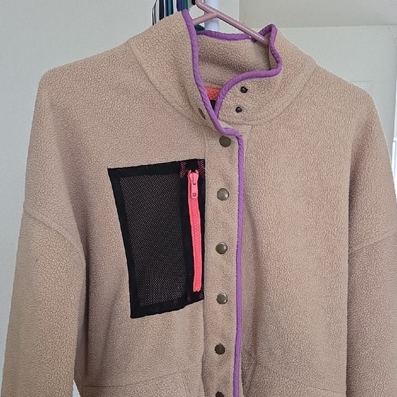 Wild Fable Sherpa Jacket Medium Oversized - Picture 4 of 15